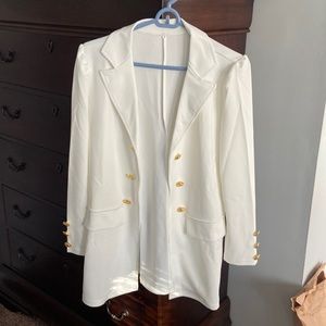 Never used white jacket